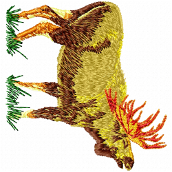 Gazelle Embroidery Design 2 Gazelle Embroidery Design 2